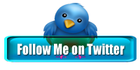 Follow Me on Twitter blauw glossy